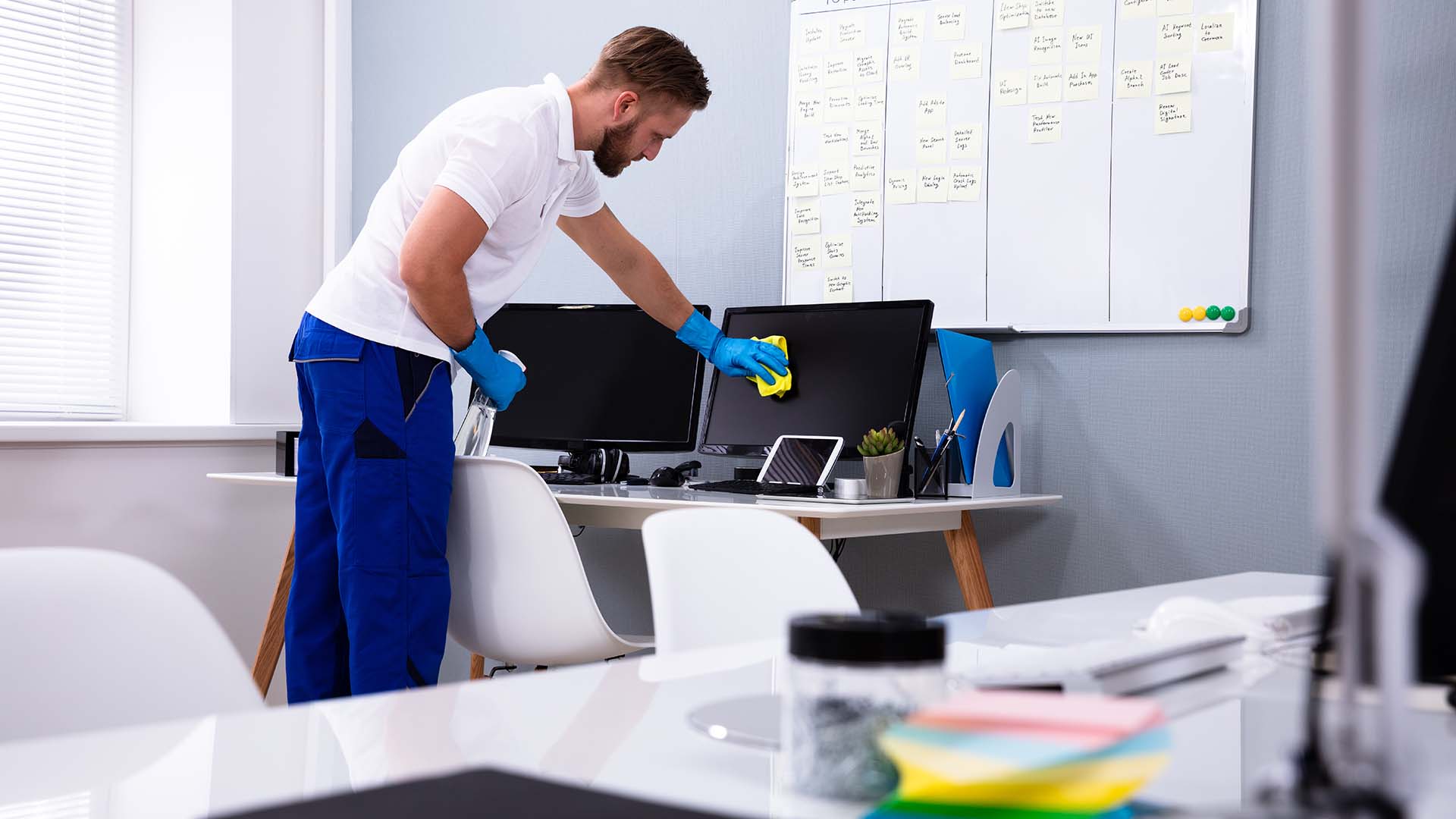 Limpieza de vidrios en altura